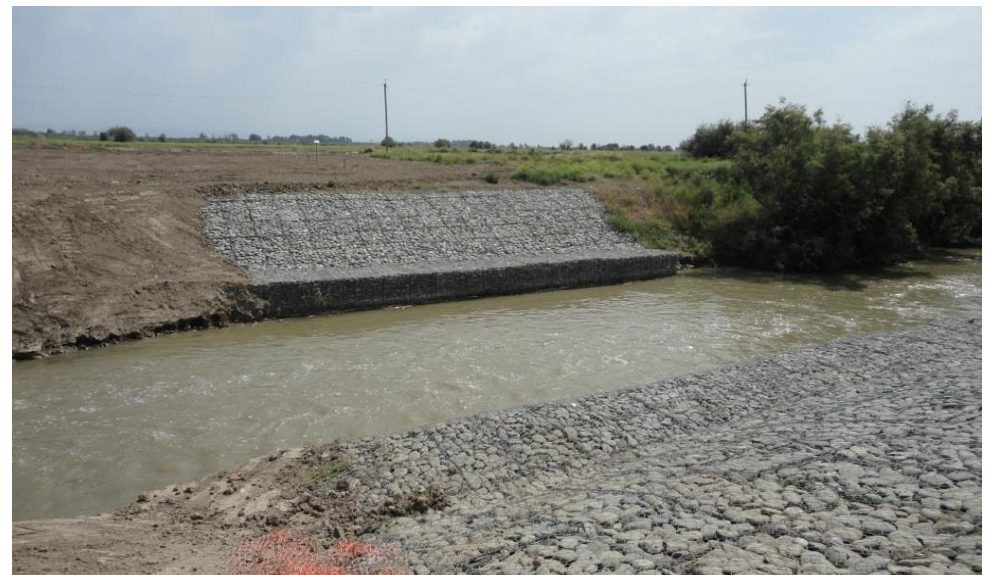 Garabakh channel crossing pipeline protection